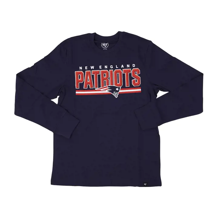 T-shirt à manches longues NFL Edge Blitz Super Rival des New England Patriots