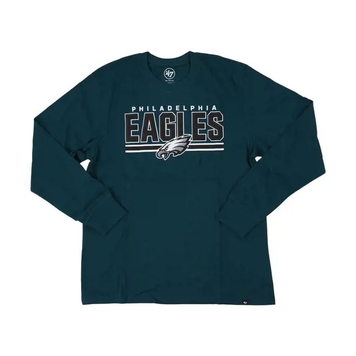 T-shirt à manches longues NFL Edge Blitz Super Rival des Eagles de PHILADELPHIE 2