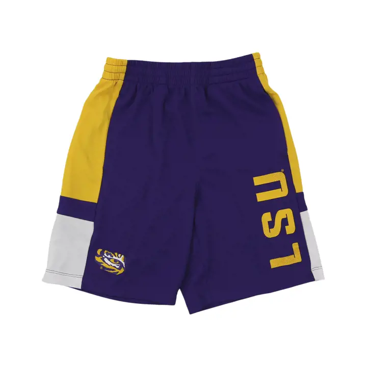 Short latéral L.S.U. NCAA pour jeune 22 - violet