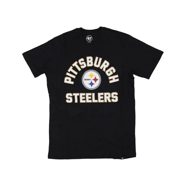 T-Shirt NFL Pro Arch Super Rival des Steelers de Pittsburgh - Noir