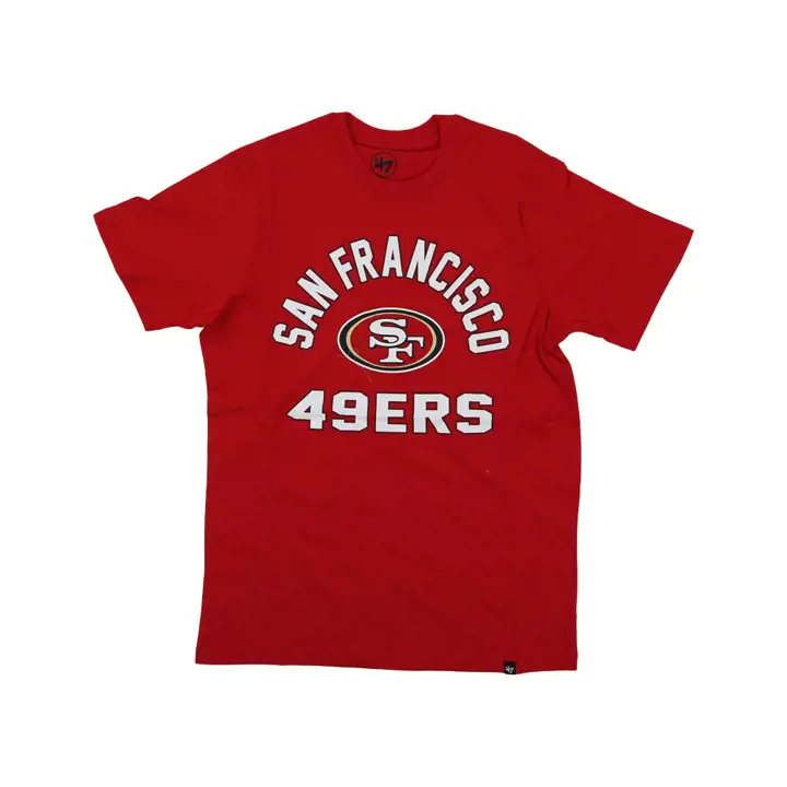 T-shirt NFL Pro Arch Super Rival SAN FRANCISCO 49ERS ROUGE