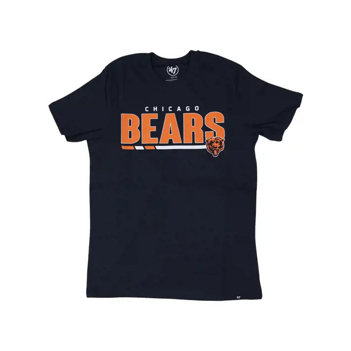 T-shirt CHICAGO BEARS NFL Blitz Strike Super Rival 22 BLEU MARINE