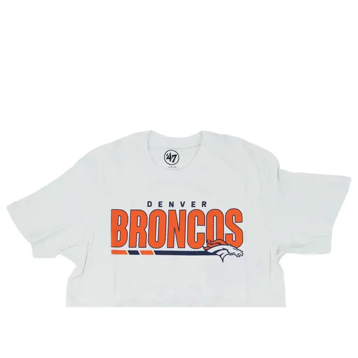 T-shirt Denver Broncos NFL Blitz Strike Super Rival BLANC