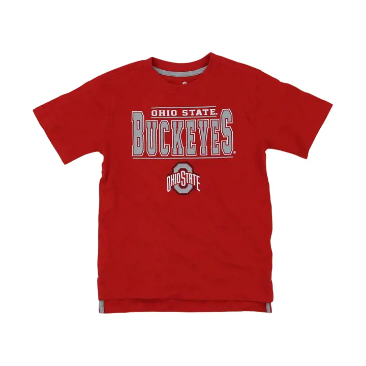 T-shirt Enfant NCAA Buckeyes de l'Ohio Huddle Up 22 Rouge