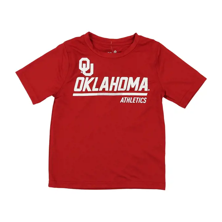 T-shirt Dri-Tek Engaged NCAA Oklahoma Sooners pour enfants 22 rouge