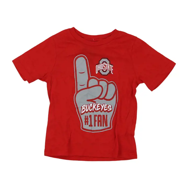 T-shirt Ohio State Buckeyes NCAA Tod Hand Off 22 Rouge