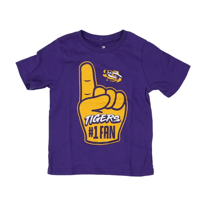 T-Shirt L.S.U. NCAA Tod Hand Off 22 violet