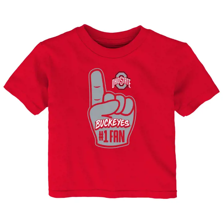 T-Shirt Ohio State Buckeyes NCAA Inf Hand Off 22 Rouge