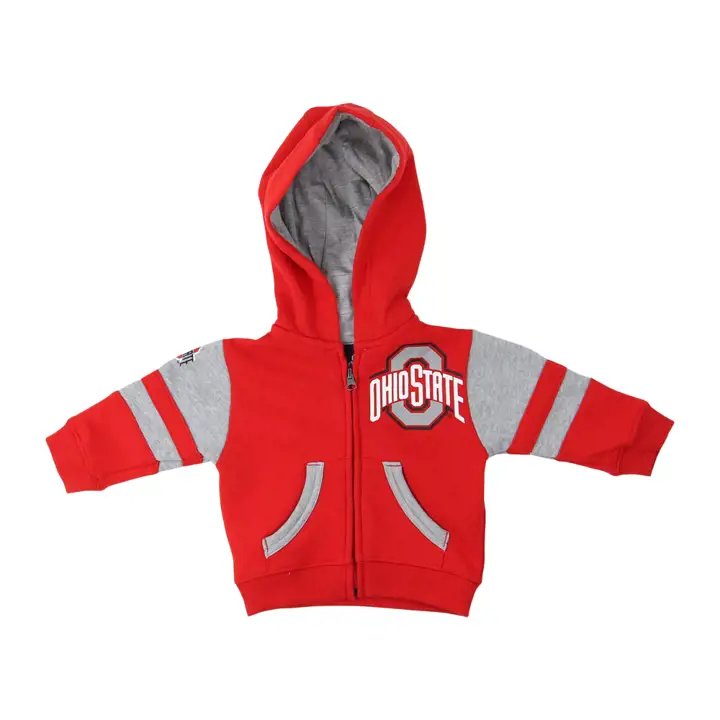 Ohio State Buckeyes NCAA Inf Stadium FZ Hood 22 Rouge/gris