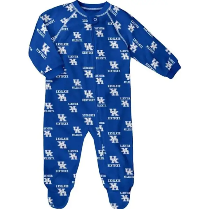 Kentucky Wildcats NCAA Inf Raglan FZ Grenouillère Bleue