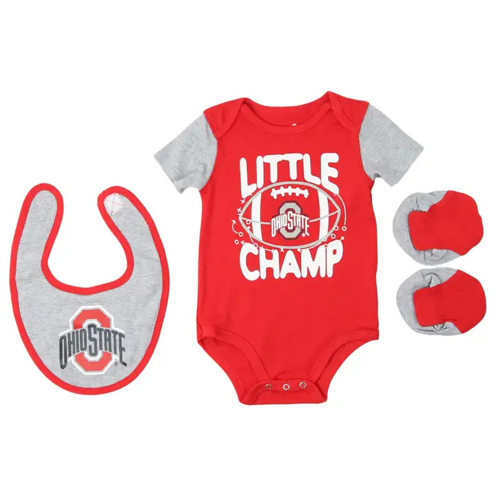 Bavoir et bottines NCAA NB Little Champ Ohio State Buckeyes 22