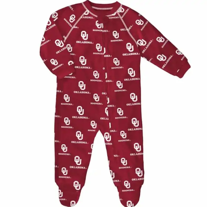 Oklahoma Sooners NCAA NB Combinaison à manches raglan FZ rouge