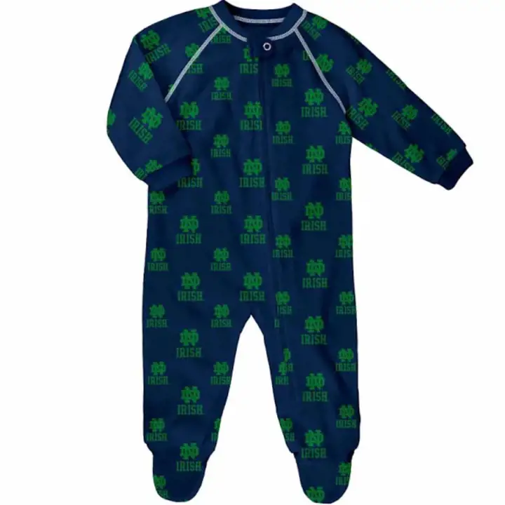 Grenouillère Notre Dame Fighting Irish NCAA NB Raglan FZ Marine