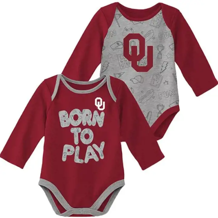 Ensemble 2 pièces L/S Oklahoma Sooners NCAA NB Born to Win 22 rouge