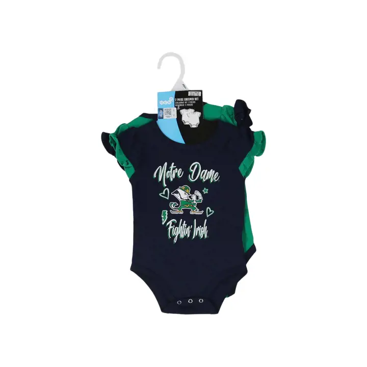 Notre Dame Fighting Irish NCAA NB Filles Trop d'amour 2p Coton Ras-du-cou