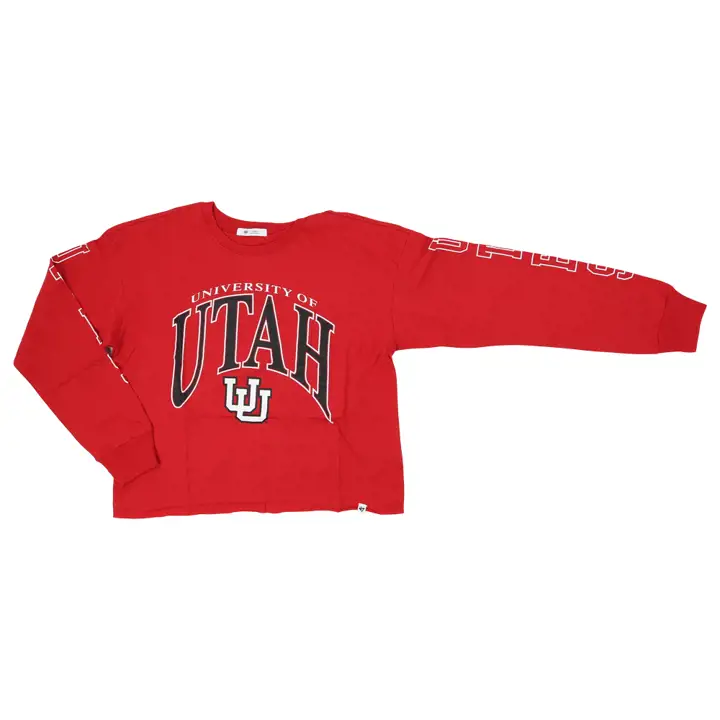 T-shirt à manches longues court Utah Utes NCAA Parkway