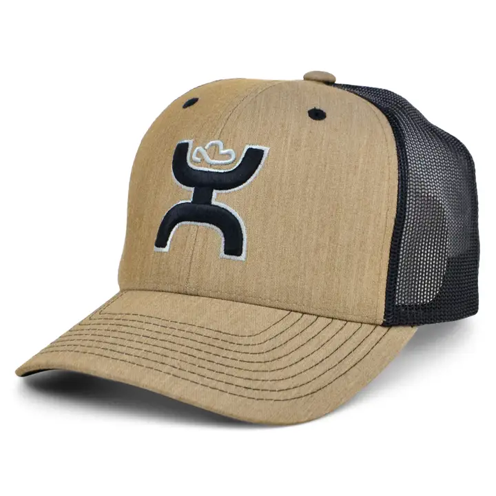 Casquette HOOey Sterling Trucker marron clair/noir