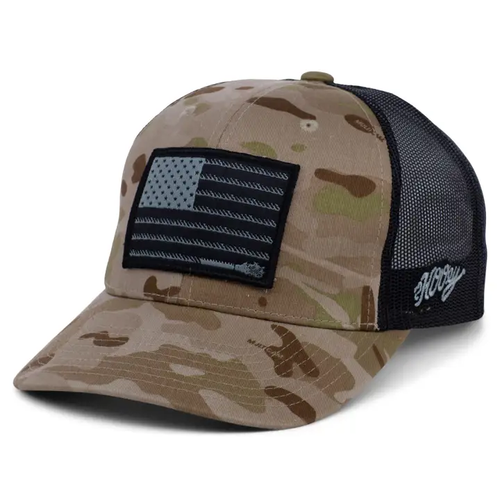 HOOey Liberty Roper Trucker camouflage/beige