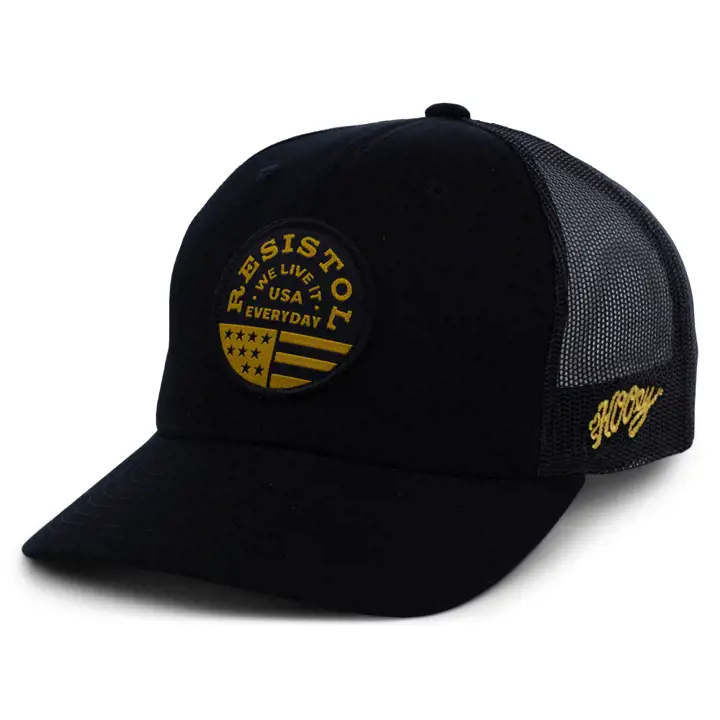 Casquette trucker HOOey Resistol Patch noire