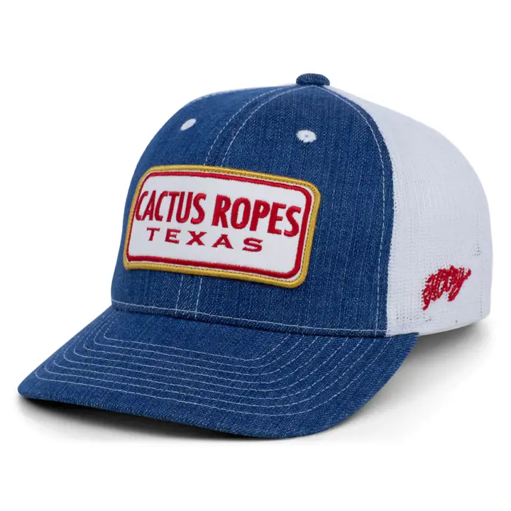 HOOey Cactus Ropes denim/blanc