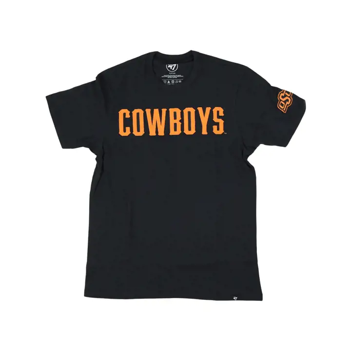 T-shirt NCAA Franklin Fieldhouse Oklahoma State Cowboys NOIR
