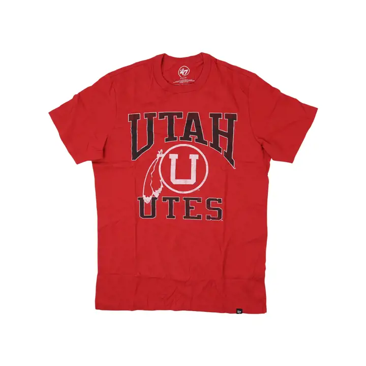 T-shirt rouge Franklin Utah Utes NCAA Big Ups 22