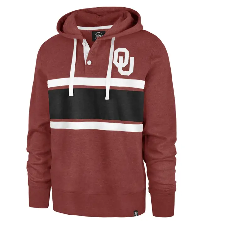 Sweat à capuche Oklahoma Sooners NCAA Line Out 22 CRÉD