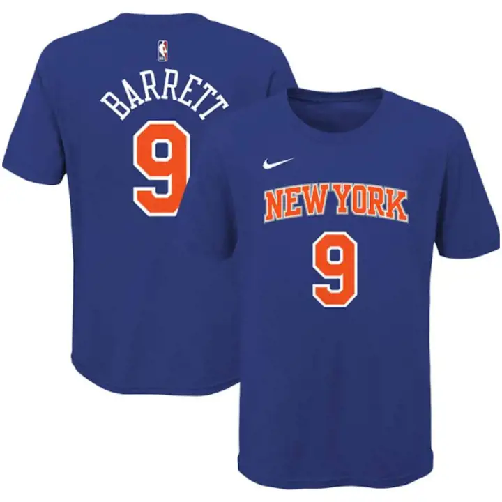 T-shirt KNICKS Youth Icon N&N RJ Barrett BLEU