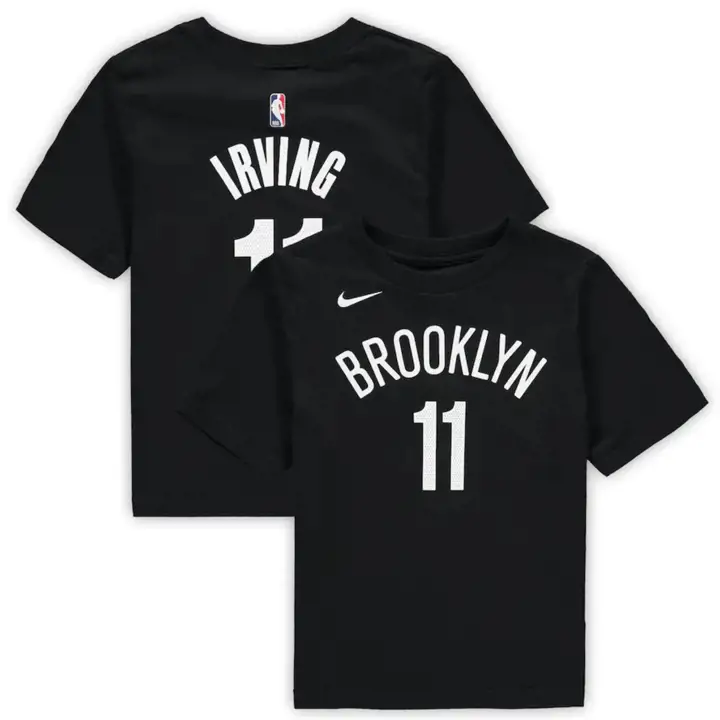 T-shirt Réplique NBA Enfant B Nets N&N Kyrie Irving BLK