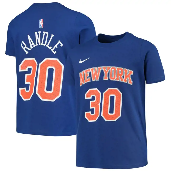 T-shirt Replica N&N Enfant NBA KNICKS Julius Randle BLEU