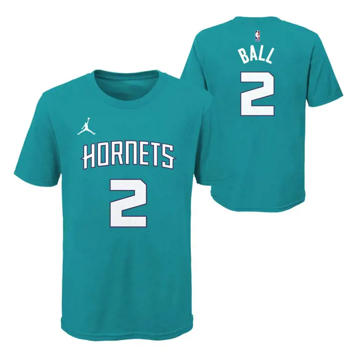 C HORNETS T-shirt réplique N&N Enfant LaMelo Ball SARCEAU