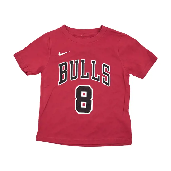 T-shirt BULLS réplique N&N Zach LaVine rouge pour tout-petit
