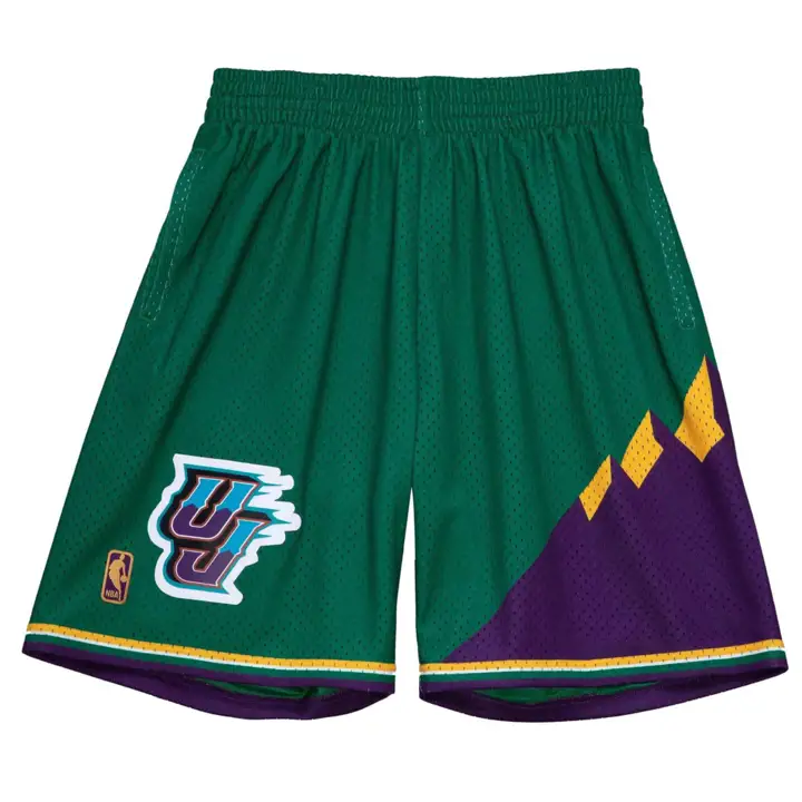 Short pour enfant de la collection NBA Reload des Utah Jazz, vert