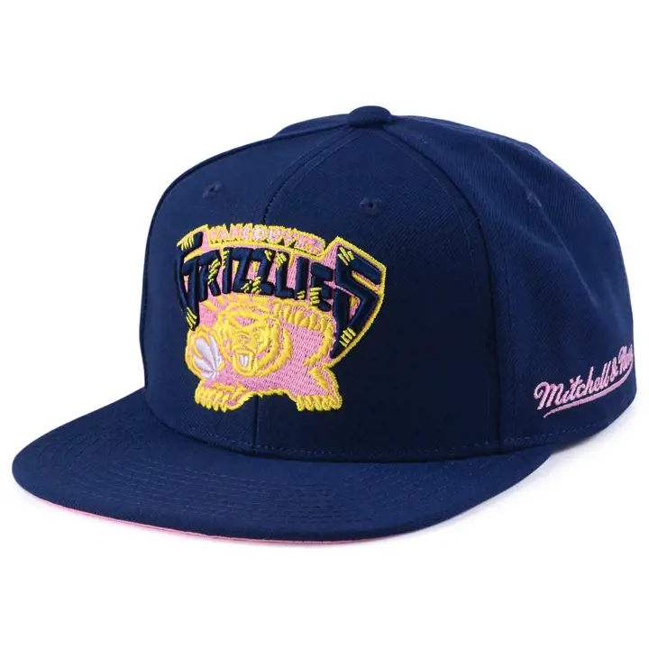 Vancouver Grizzlies NBA Gumball Fitted marine/marine/rose HWC