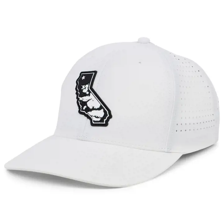 CALIFORNIA RUBBER PATCH STATE FLAG FILL wht