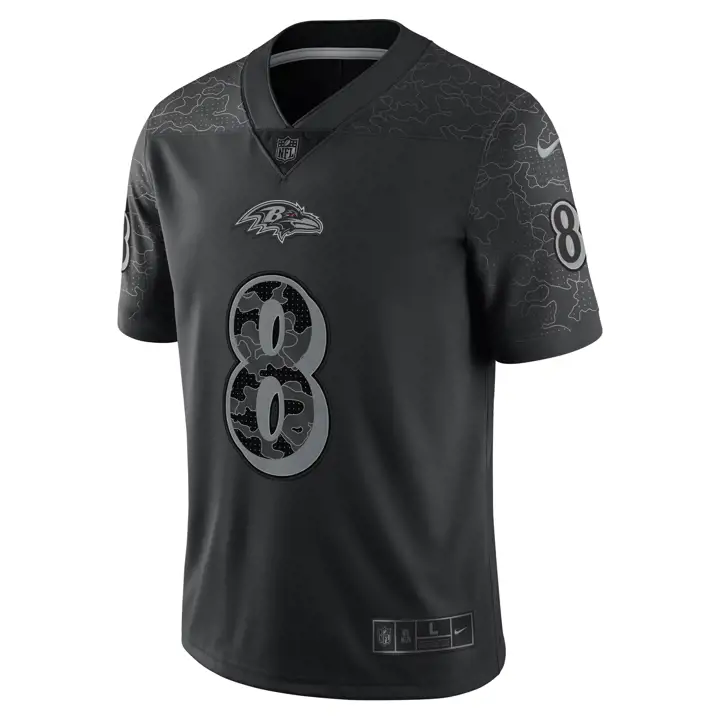 Maillot Réfléchissant NFL Limited des Baltimore Ravens Lamar Jackson