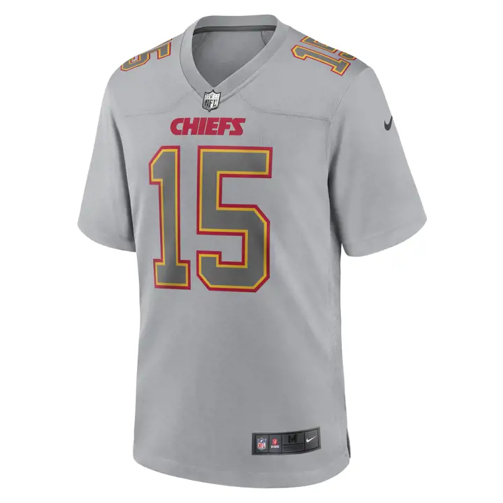 Maillot de match NFL atmosphérique des Chiefs de Kansas City Patrick Mahomes