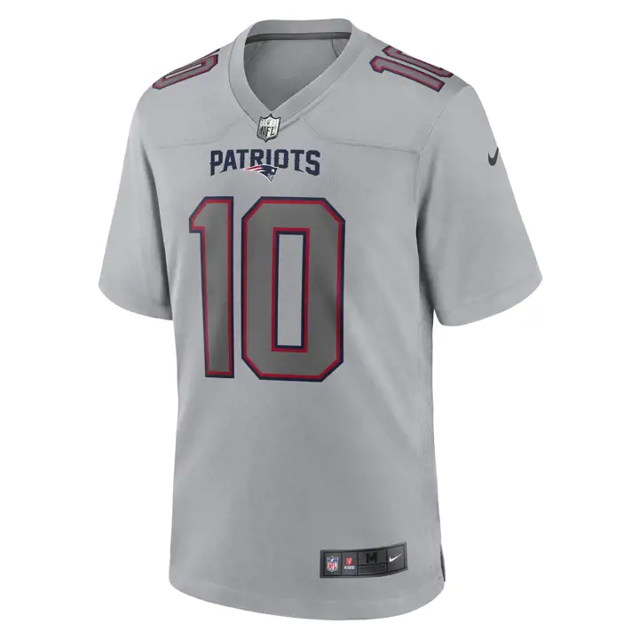 Maillot de match atmosphérique NFL Mac Jones des NEW ENGLAND PATRIOTS gr