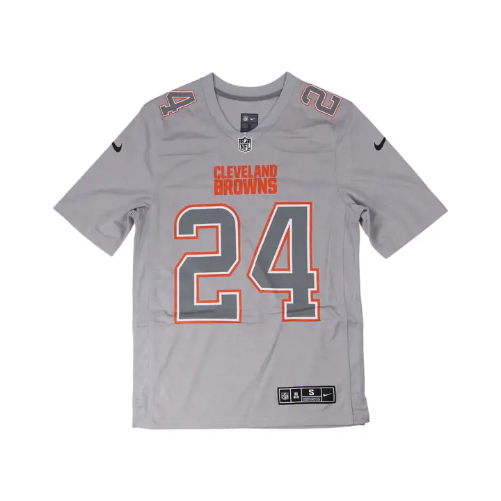 Maillot de match NFL CLEVELAND BROWNS Ambiance Nick Chubb gry