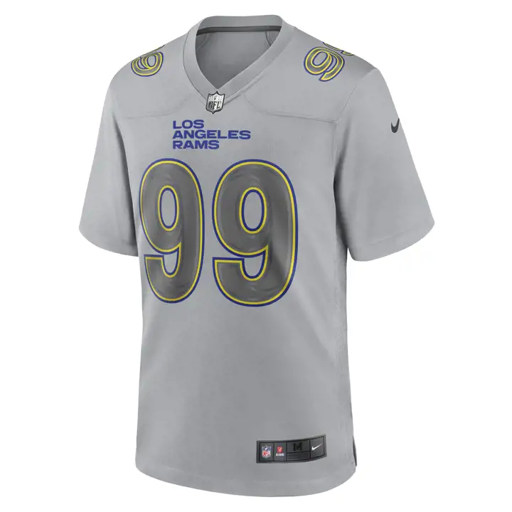 LOS ANGELES RAMS Maillot de match NFL Atmosphere Aaron Donald gry