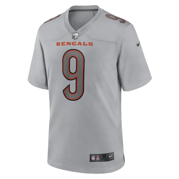 CINCINNATI BENGALS NFL Maillot de match atmosphérique Joe Burrow gry