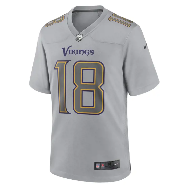 Maillot de match NFL atmosphérique des Minnesota Vikings Justin Jefferson