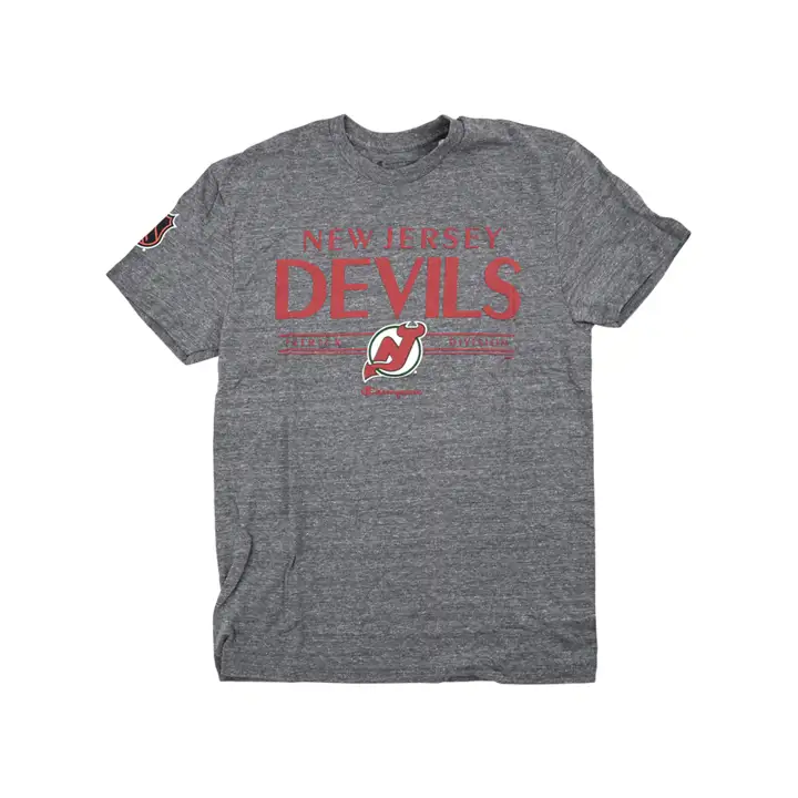 T-shirt Triblend LNH New Jersey Devils Collection OB gris