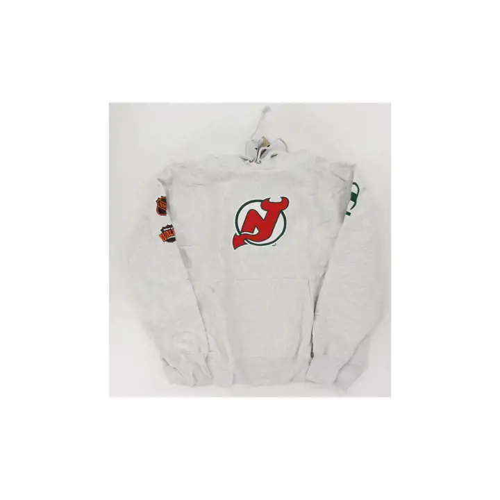 New Jersey Devils NHL OB Collection Reverse Weave Hoodie gry