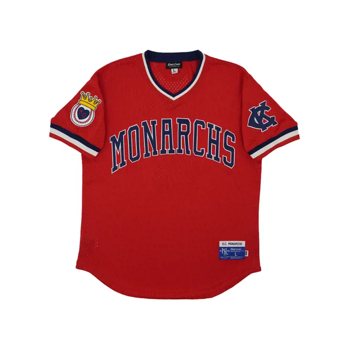 Maillot en maille ras-du-cou enfant réplique MONARCHS NL rouge