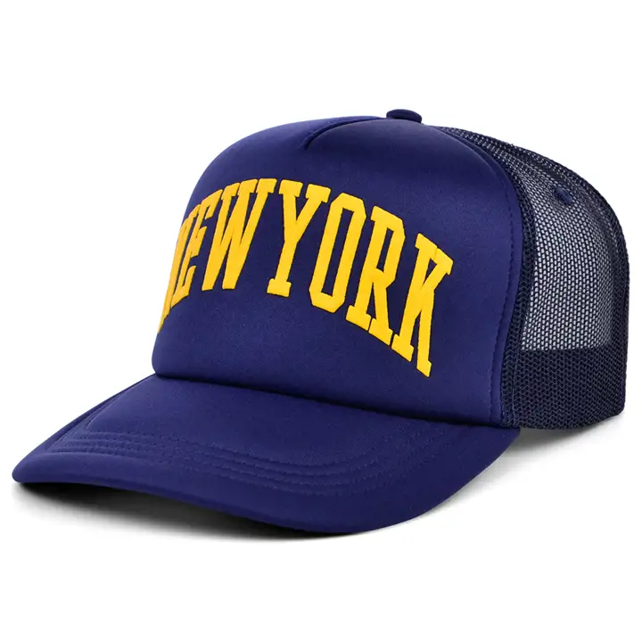 Ordinary Crowns Casquette Trucker en Mousse Pop Culture New York MARINE/JAU