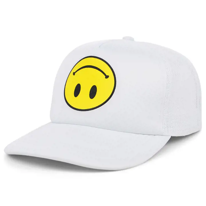 Ordinary Crowns Pop Culture Foam Trucker Upside Down Smiley