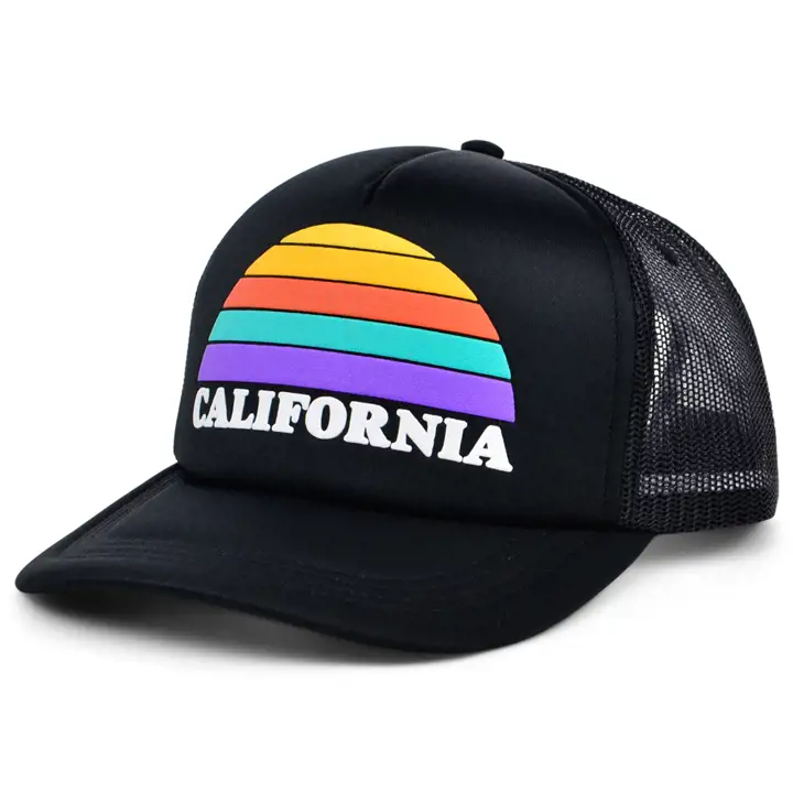 Casquettes ordinaires en mousse Trucker California Sunset B