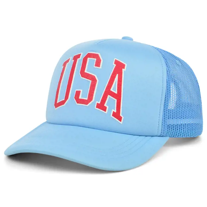 Casquette trucker en mousse Ordinary Crowns Pop Culture USA rouge SKBL/RED