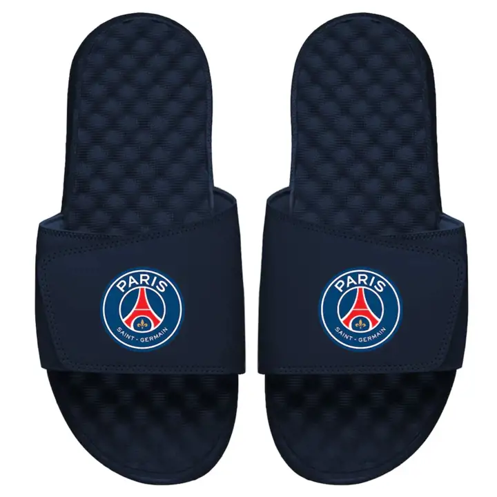 Paris Saint-Germain Club Team Primary Logo claquettes Marine